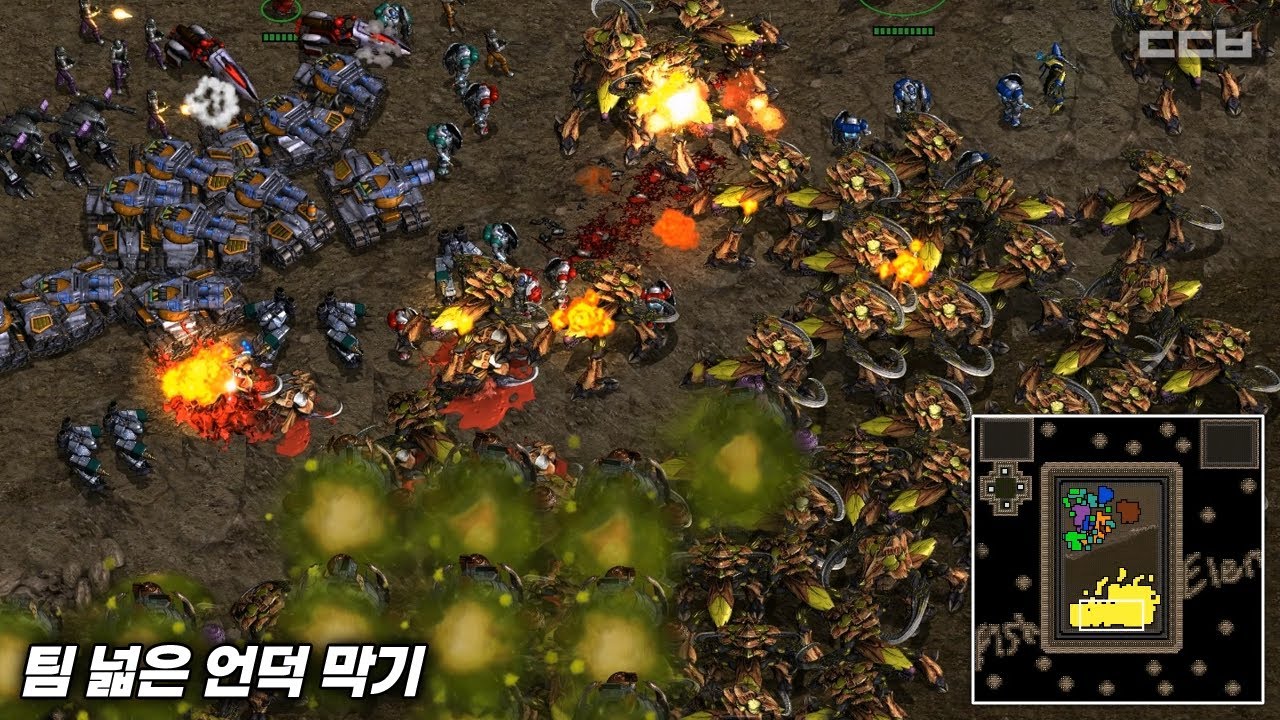 팀 넓은 언덕 막기