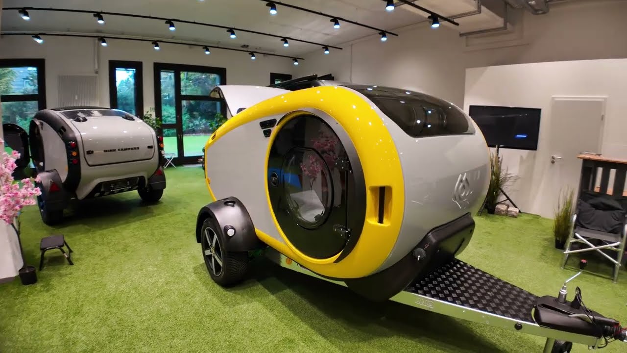 Hammerteil - Mink Campers teardrop Miniwohnwagen - cooler Style, robust, leicht und vollausgestattet