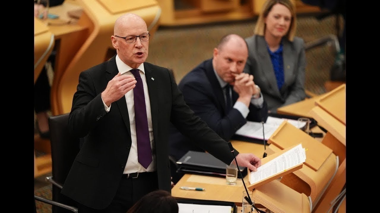 #LIVE - John Swinney faces opposition MSPs at First Minister's Questions #politics #debate