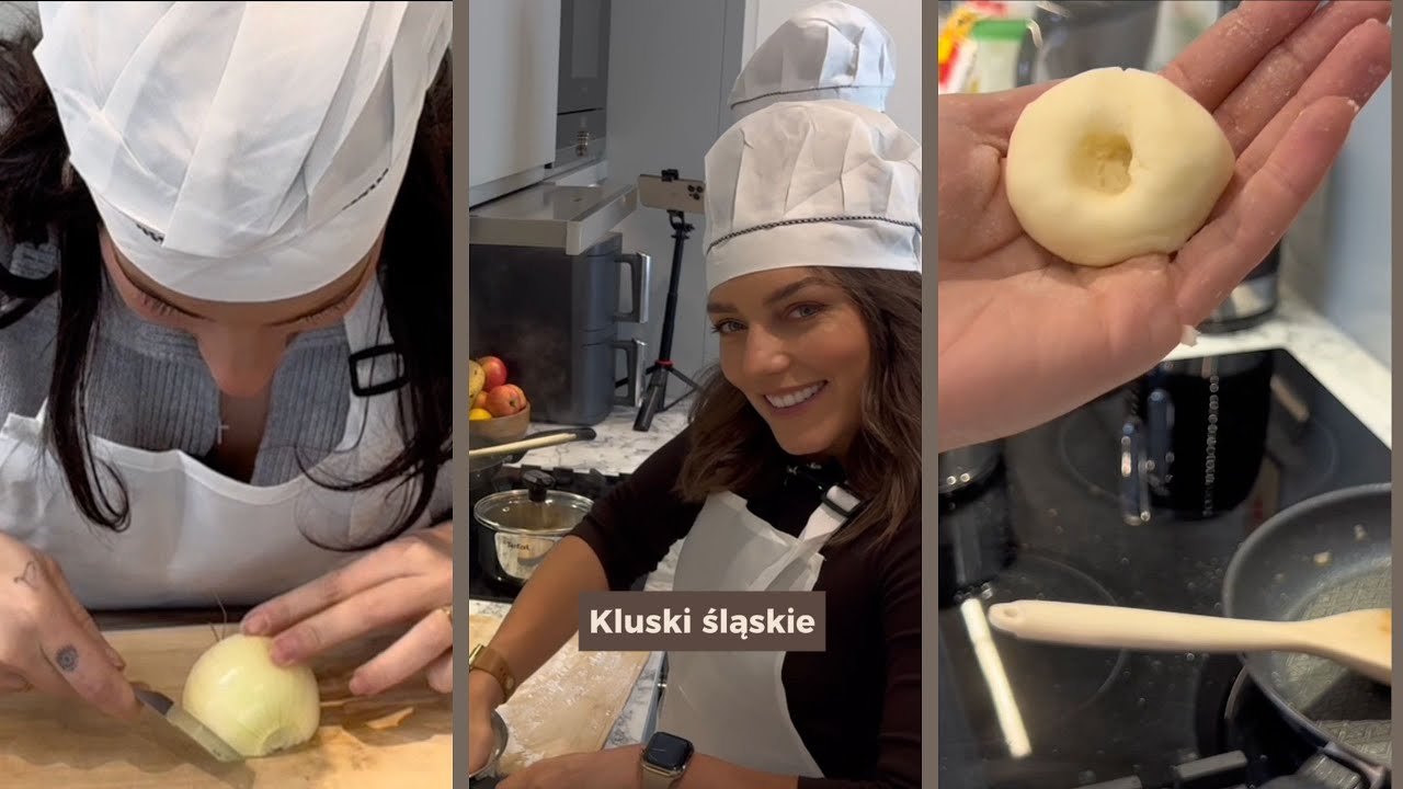 Natalie's first ever kluska śląska #myfirstfriend  #polishfood #kluskiślaskie  #potatoes #foodvlog