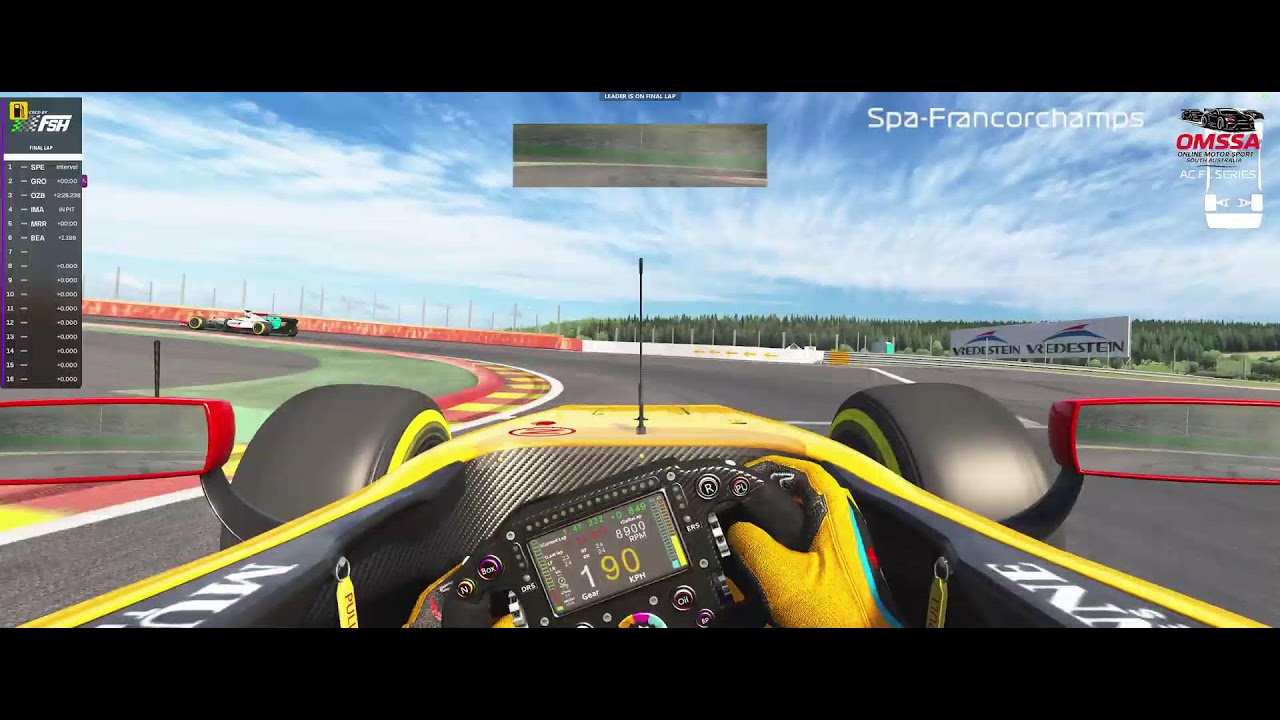 OMSSA F1 Series - Round 1 @ Spa