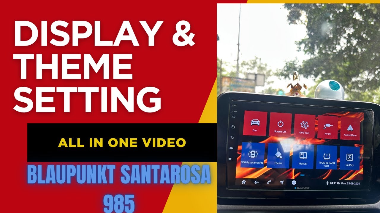Blaupunkt Santarosa 985 display setting /theme setting 😍. #blaupunkt #santarosa #jamaica