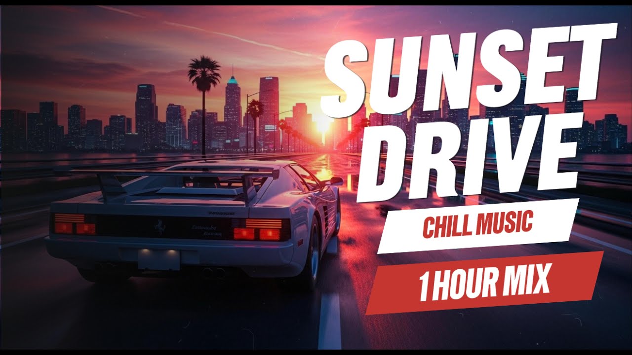 Sunset Drive 🌅 80s Synthwave & Chillwave Mix | Dreamy Retrowave Vibes
