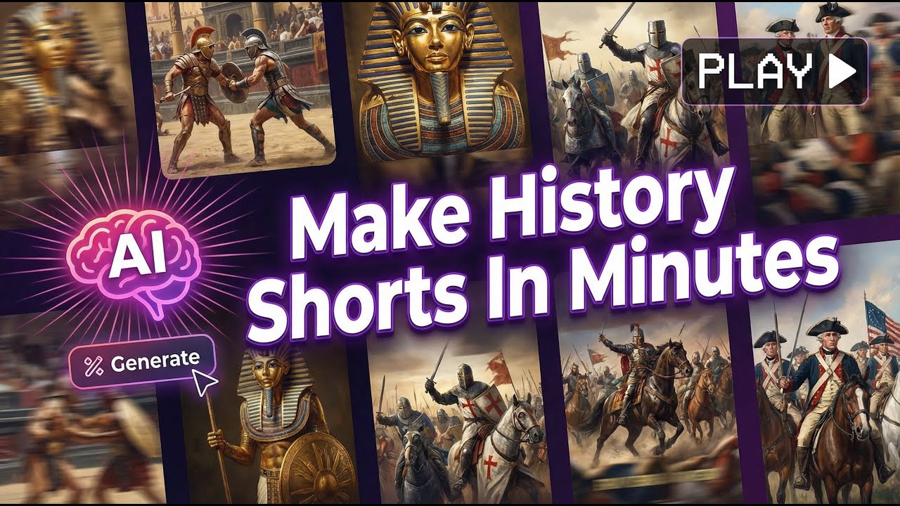 How To Create Viral History Shorts In Minutes