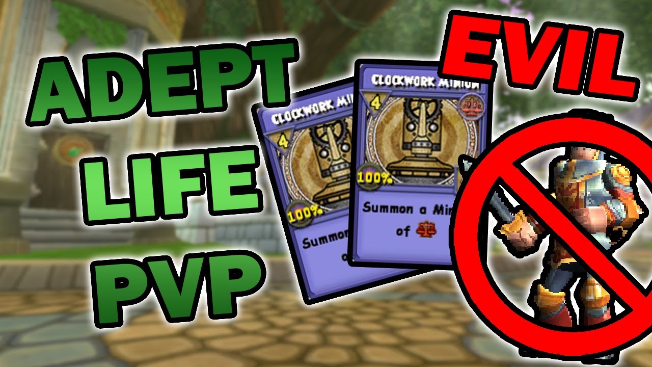 Wizard101 Adept Life PvP: CLAPPING HORRIBLE JADES