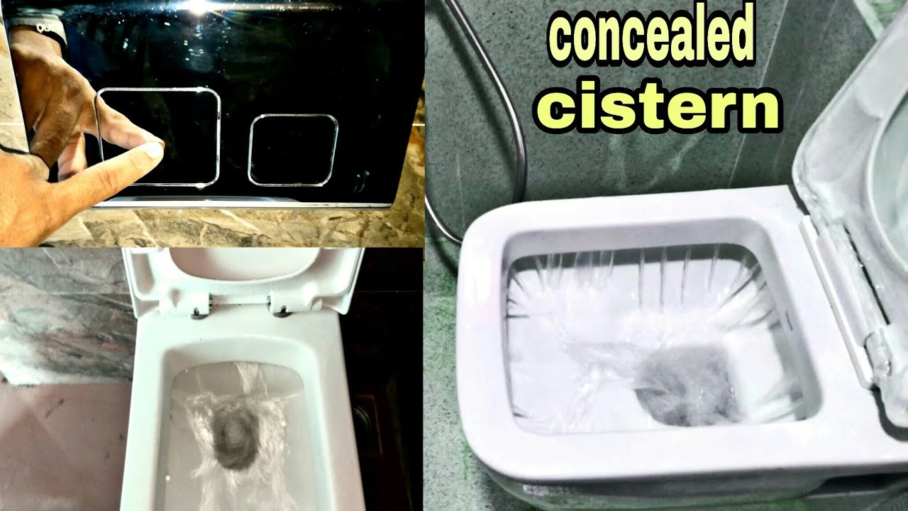 How to fitt a concealed cistern plate button. Standard plumbing work. By Sk Iklak Azad.