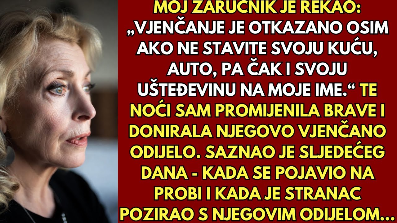 Otkazala sam vjenčanje kada je zaručnik htio uzeti moju luksuznu kuću, auto, ušteđevinu i bogatstvo.