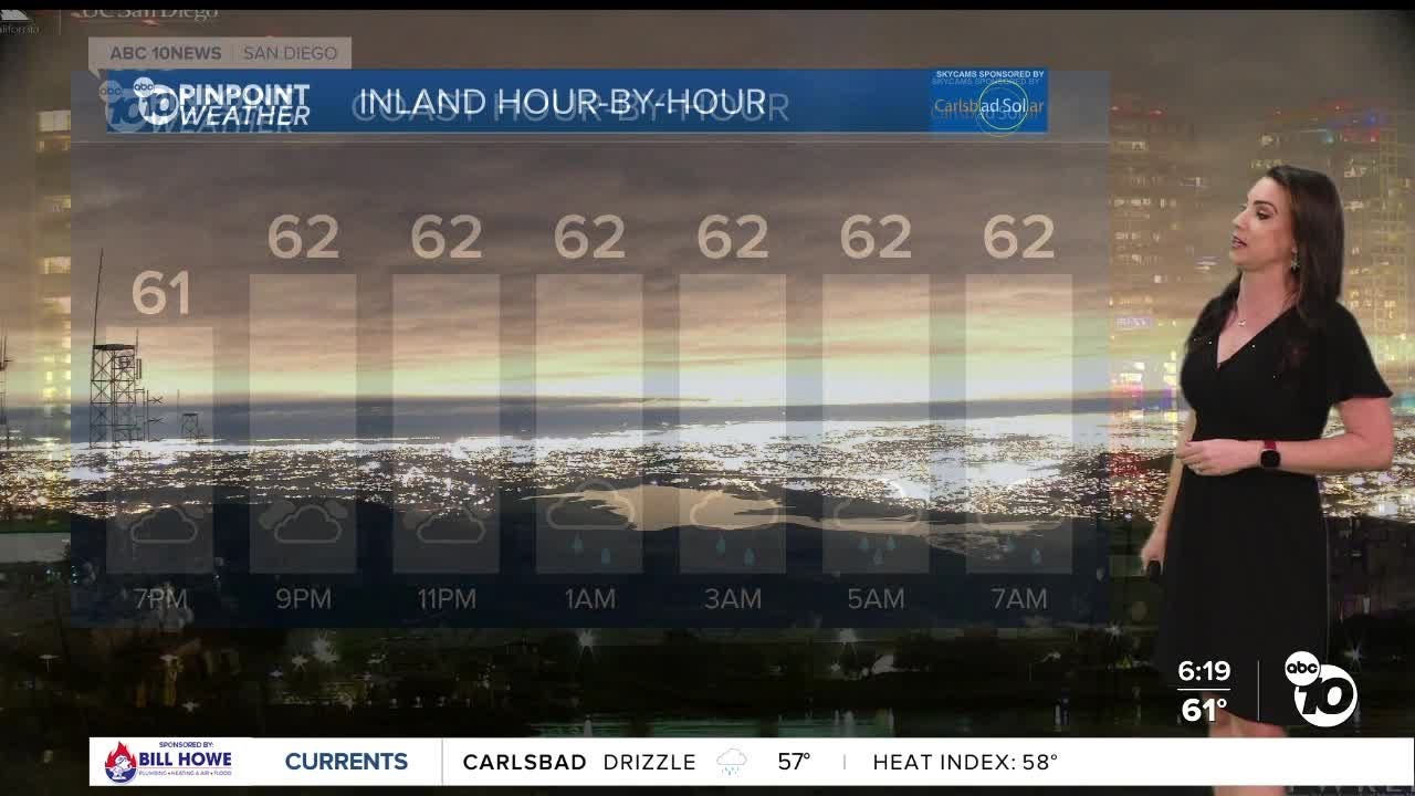 ABC 10News Pinpoint Weather with Meteorologist Megan Parry