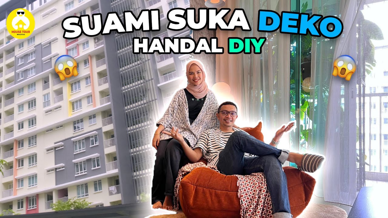 HOUSE TOUR EP108: APARTMENT 3 BILIK KONSEP VINTAGE MID-CENTURY | OWNER SUKA DIY SENDIRI !!
