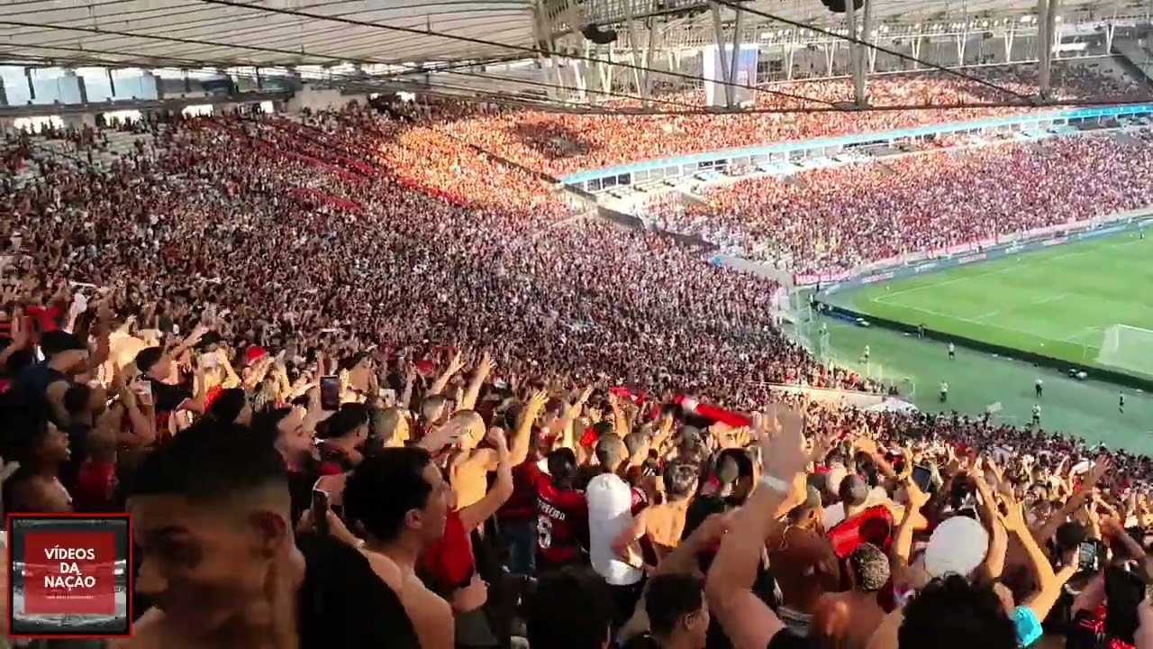 EXPLOSÃO DA TORCIDA DO FLAMENGO NO PRIMEIRO GOL CONTRA O BARCELONA + GAROTOS DO NINHO - CAMPEÃO