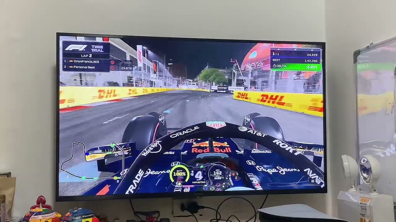 F1 25 on the PS5 slim pt. 2 | Red Bull Racing RB21 Las Vegas Grand Prix