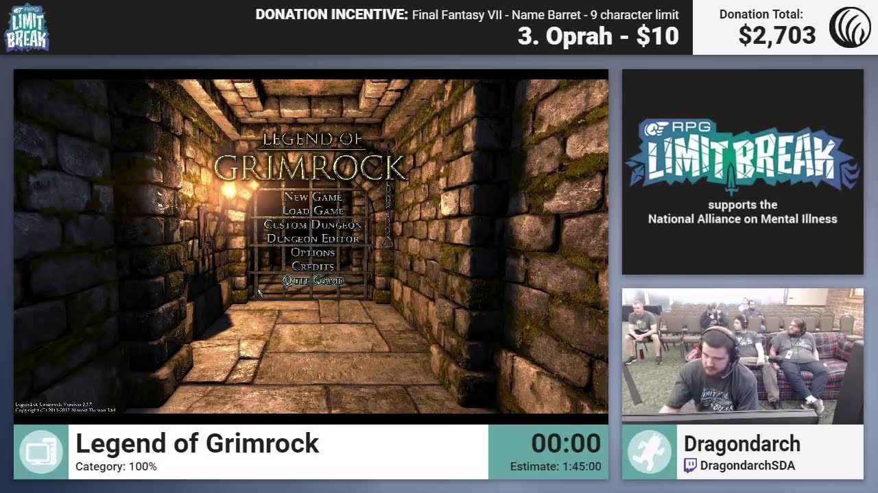 Legend of Grimrock (100%) by Dragondarch (RPG Limit Break 2017 Part 3)