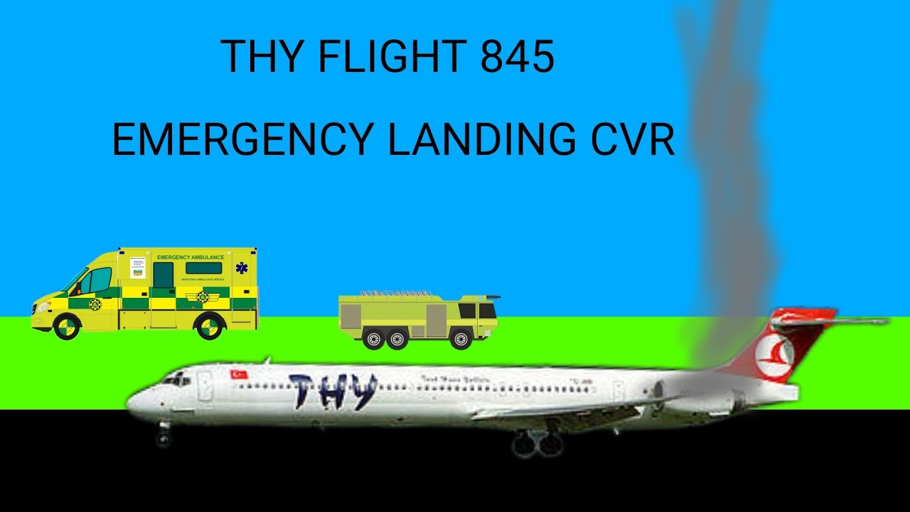 THY 845 MD-90 Engine Failure | Emergency Landing in Istanbul | Full CVR & Cabin Audio