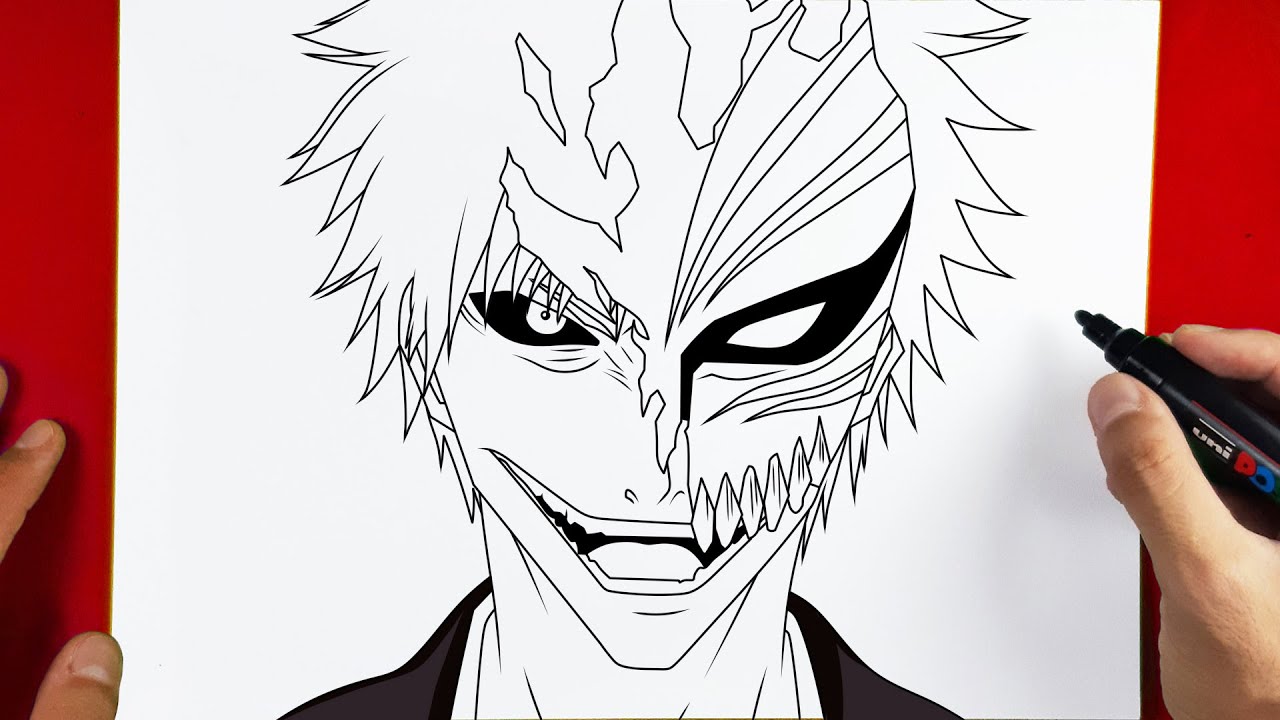 How to Draw Ichigo Kurosaki - Bleach