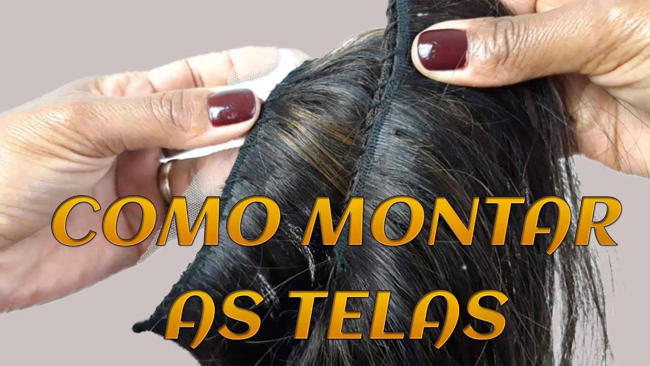 MEGA HAIR PONTO AMERICANO MONTAGEM DA TELA E COLOCACAO E TIC TAC | LI CARDOSO