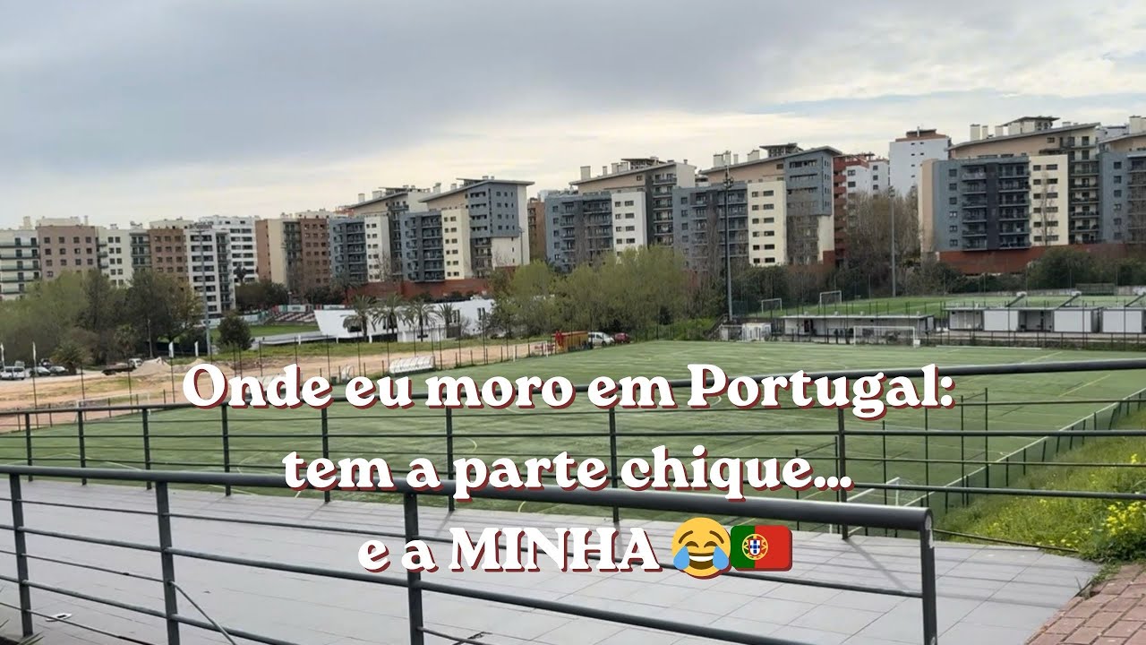 Os dois lados da onde moro em Portugal 🇵🇹 