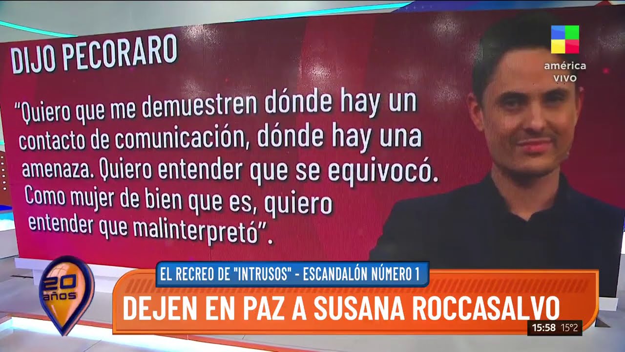 Susana Rocasalvo denunci&oacute; que fue hostigada por L&iacute;o Pecoraro