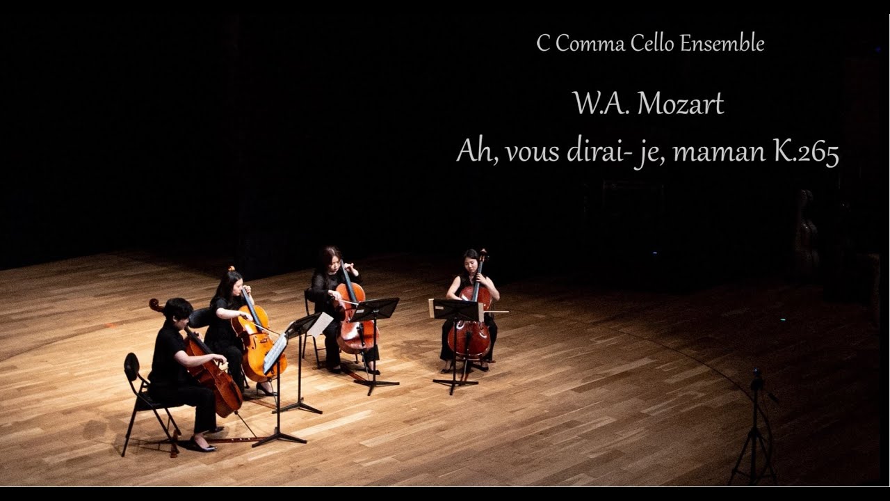 C Comma Cello Ensemble// W. A. Mozart – Ah, vous dirai-je, maman K.265