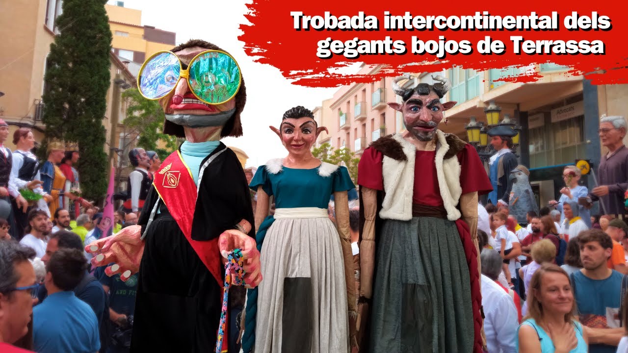 Trobada intercontinental dels gegants bojos de Terrassa (9/6/2024)