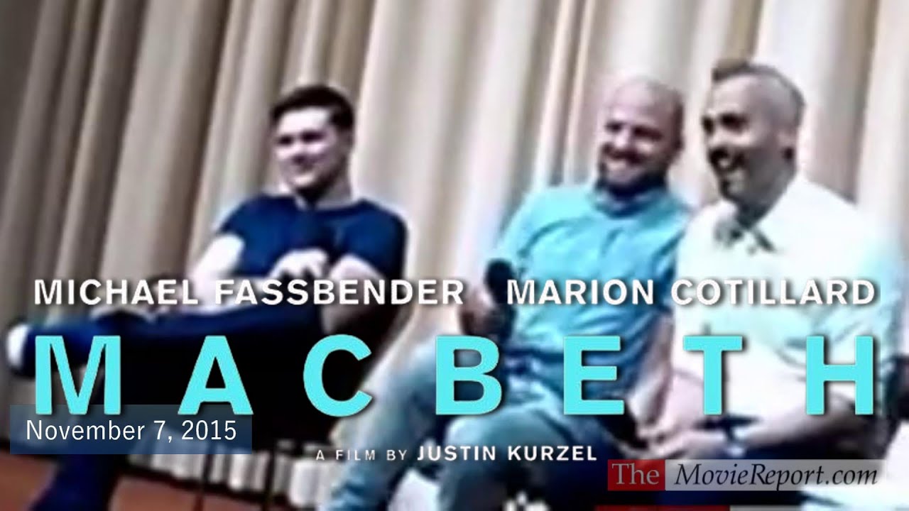 MACBETH movie Q&A with Jack Reynor, screenwriter Todd Louiso,producer Iain Channing -November 7,2015