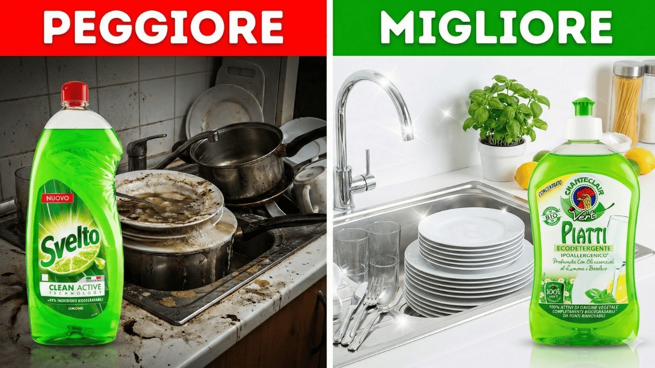 5 Detersivi Piatti che Devi EVITARE (Svelto, Fairy, Chanteclair...)