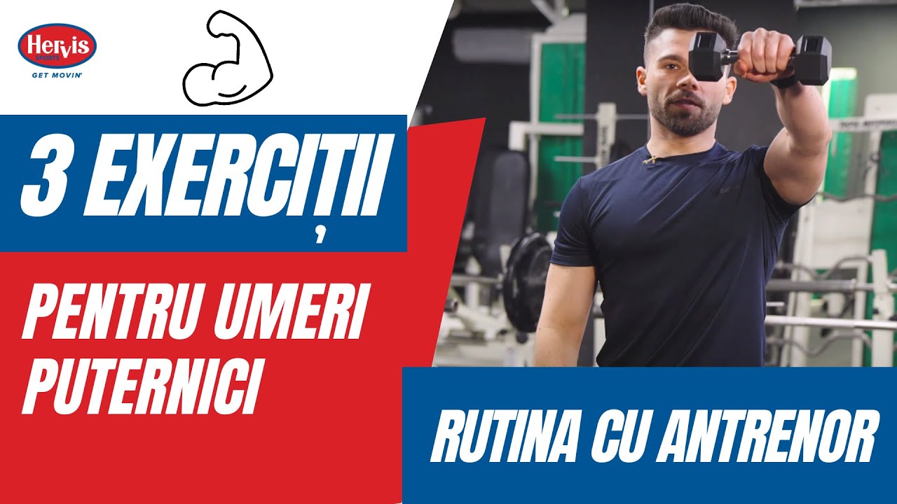 Exercitii pentru UMERI, cu Gantere si Fara | Antrenament cu Specialist