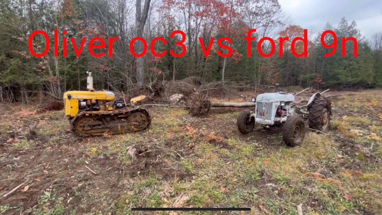 Oliver oc3 crawler vs ford 9n