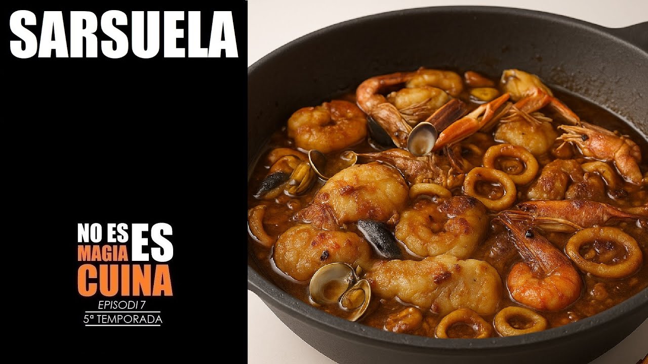Com fer  SARSUELA de PEIX i MARISC, pas a pas