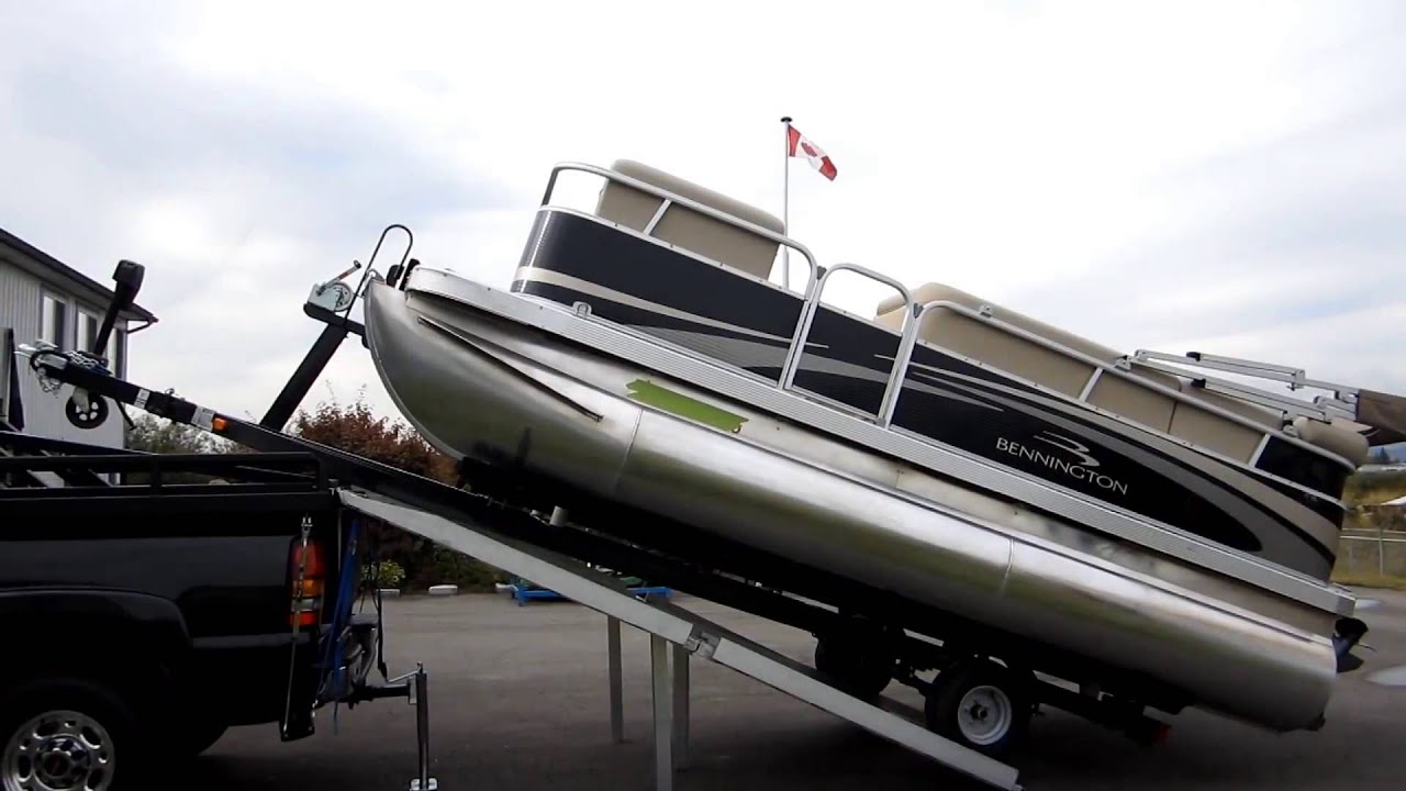 How To Load A Pontoon Boat On Top Of A Truck