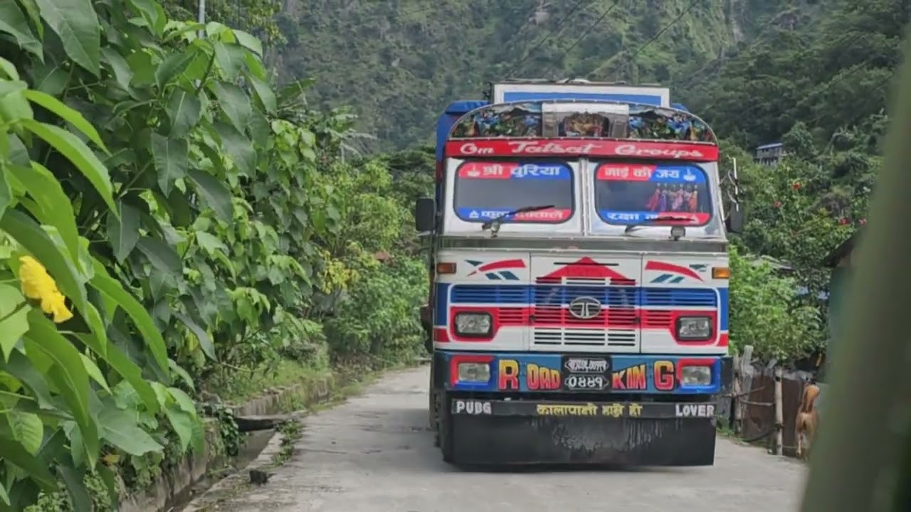 Besisashar to Chame safari road 