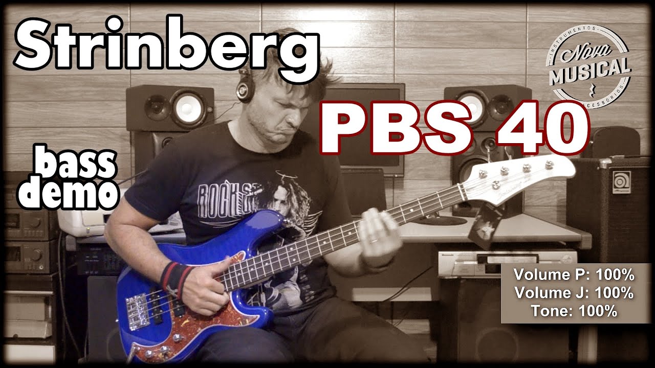 Contrabaixo Strinberg PBS 40 - Baixo 4 Cordas Iniciante Bom e Barato