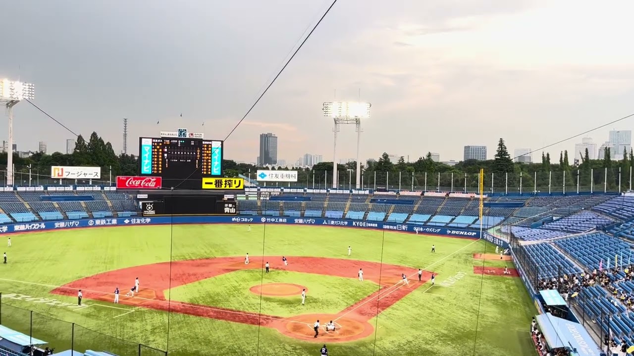 東京ガス 藤澤涼介 先制3ランHR (バーニングマーチ〜チャージ〜得点)