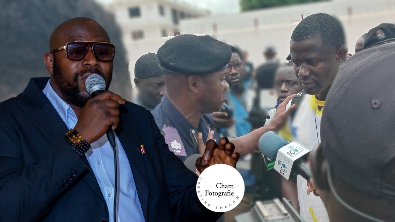 MBEMBA DRAMMEH FRANCE SEND MESSAGE TO GAMBIA POLICE FORCE OFFICER MR SARR
