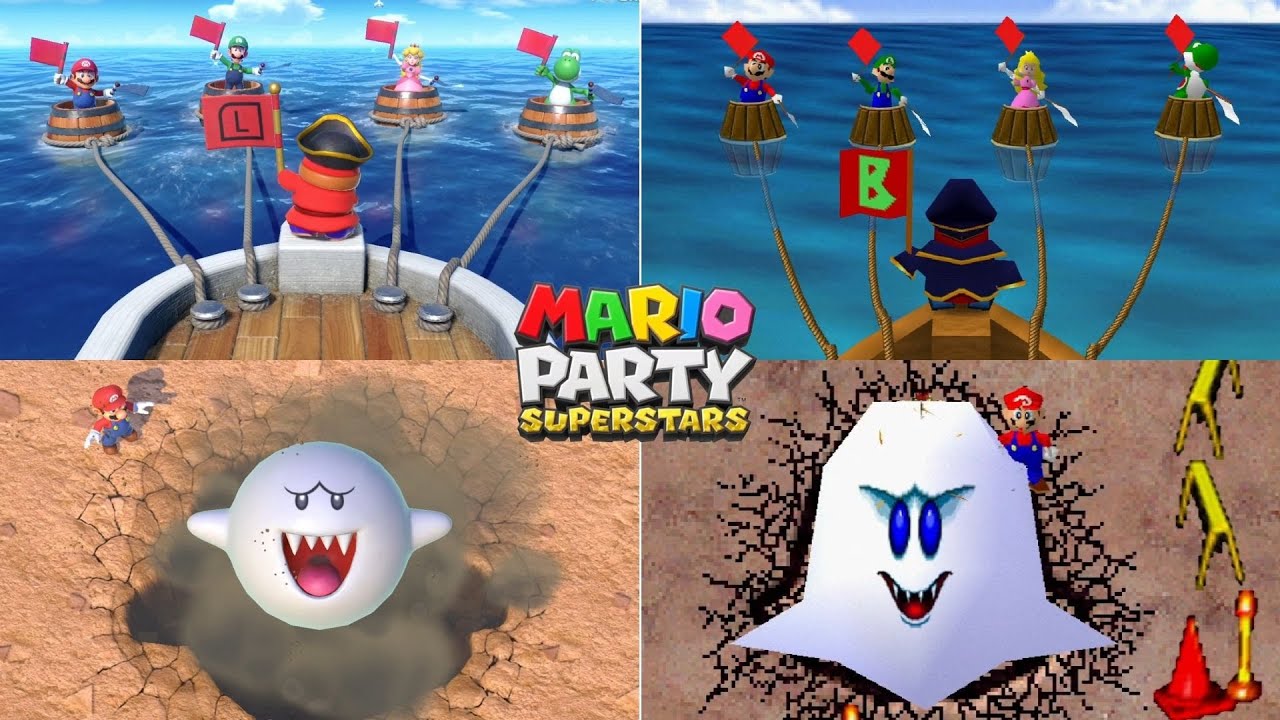 Mario Party Superstars // All Mario Party 1 Minigames & Original