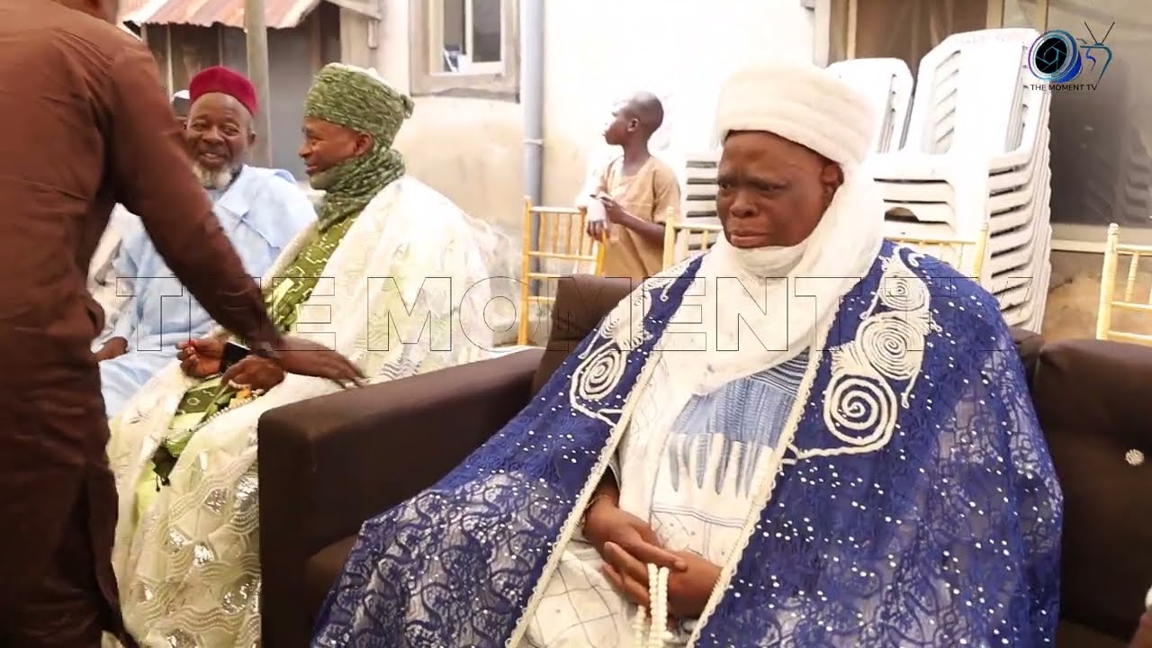 The Moment Chief Imam of Ilorin Sheikh Muhammad Bashir Arrived at Jaji Autos Wedding