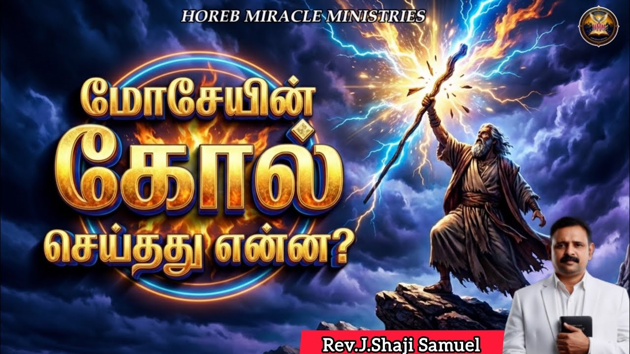 What did the staff of Moses do ?|Horeb Miracle Ministries|Rev.J.Shaji Samuel #tamil #sunday #sermon