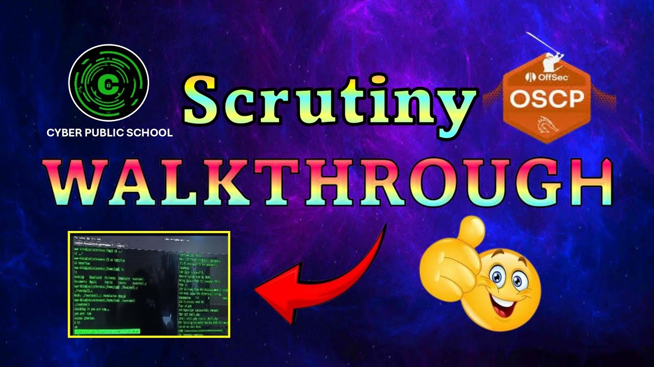 Scrutiny  || proving ground || walkthrough ( without metasploite )