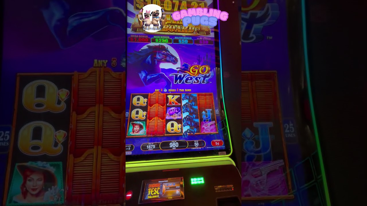 🤠 Go West All Aboard Slot &ndash; SHERIFF BONUS HIT! 💰 Wild Win Ride! #Shorts  | Gambling Pugs