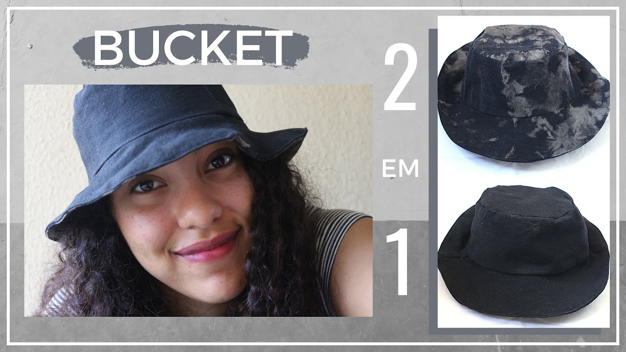 DIY: Como fazer CHAPÉU BUCKET + MOLDE - Lídia Romeiro