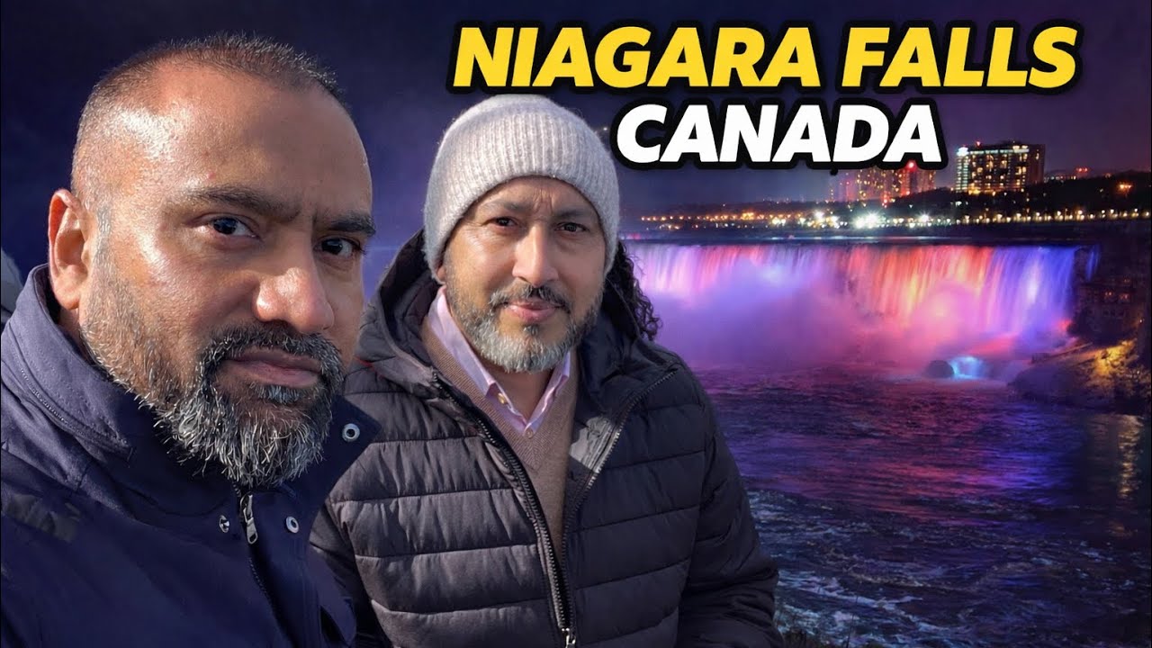 সাগর রেস্টুরেন্টে নিউইর্য়ক | Niagara Falls Canada Night View 🇨🇦 | Jackson Heights Bangladeshi Food