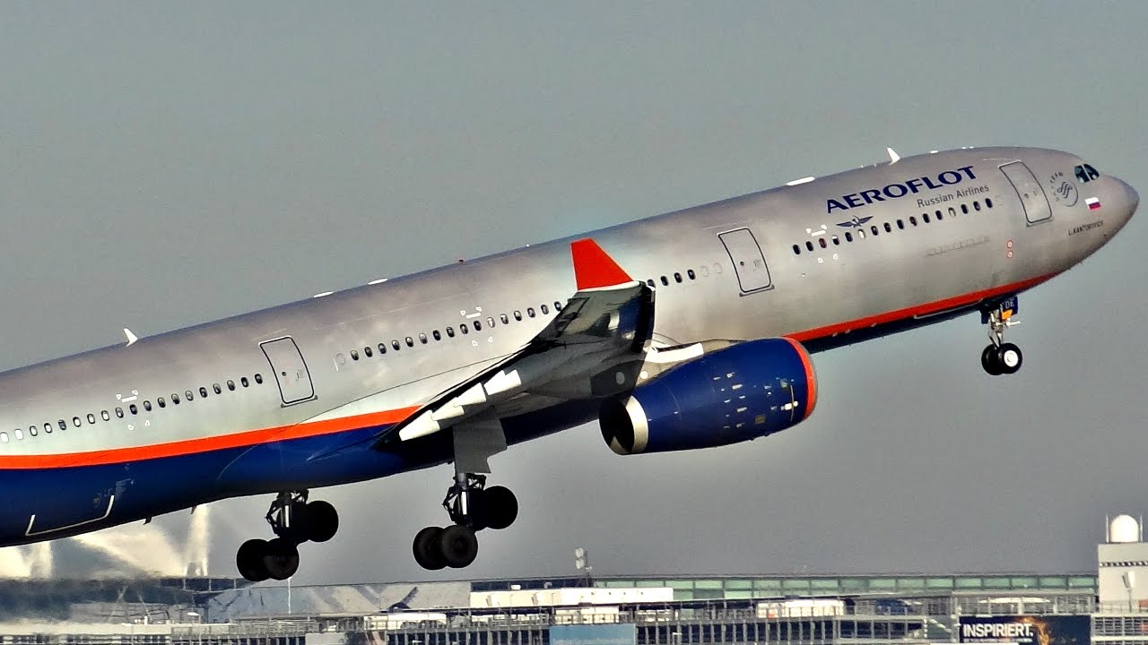 RARE!!! Aeroflot Airbus A330-300 at Munich Airport | Plane Spotting 2017 | ✈