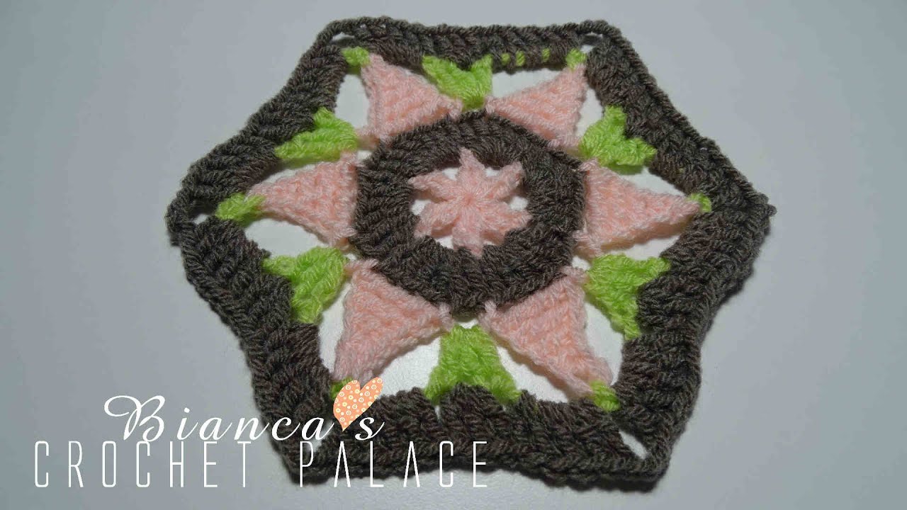 Crochet - Star Flower Hexagon
