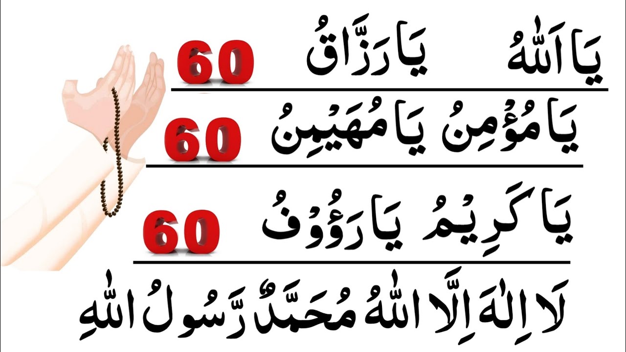 Ya Razzaq Ya Allah Ya Mumin Ya Muheymin - Powerful Islamic Duas for Rizq, Protection and Faith