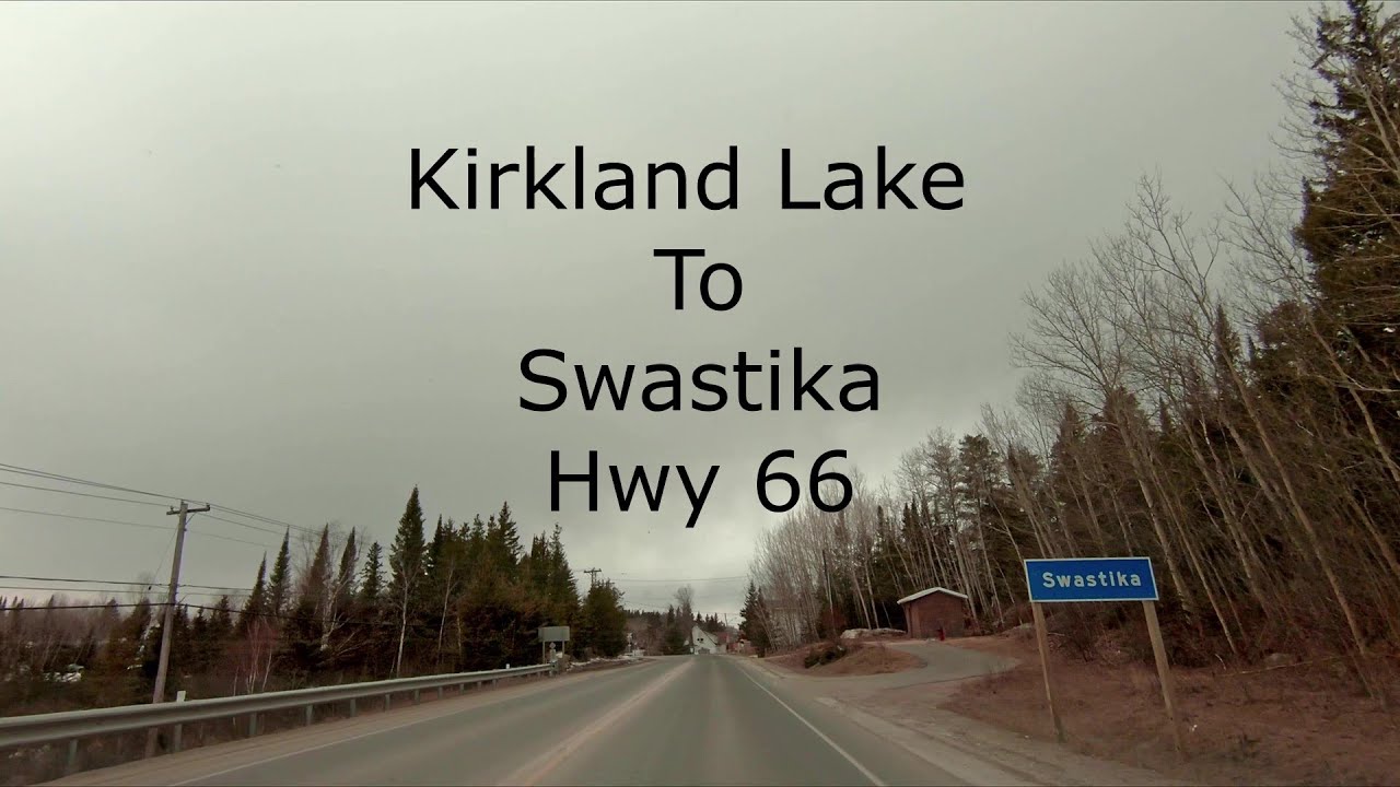 Kirkland Lake to Swastika on hwy 66