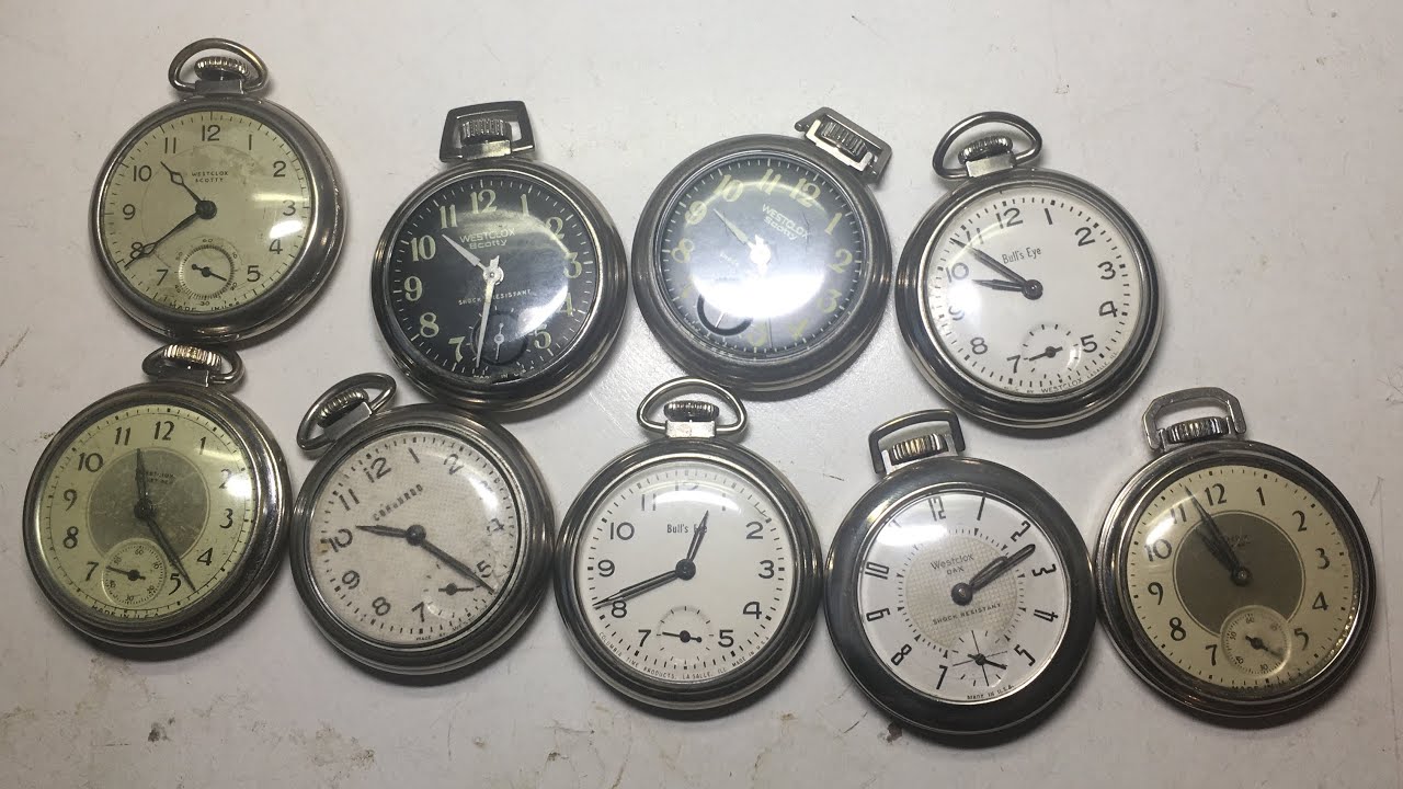 How to remove the stem & crown assembly from a Westclox pocket watch￼