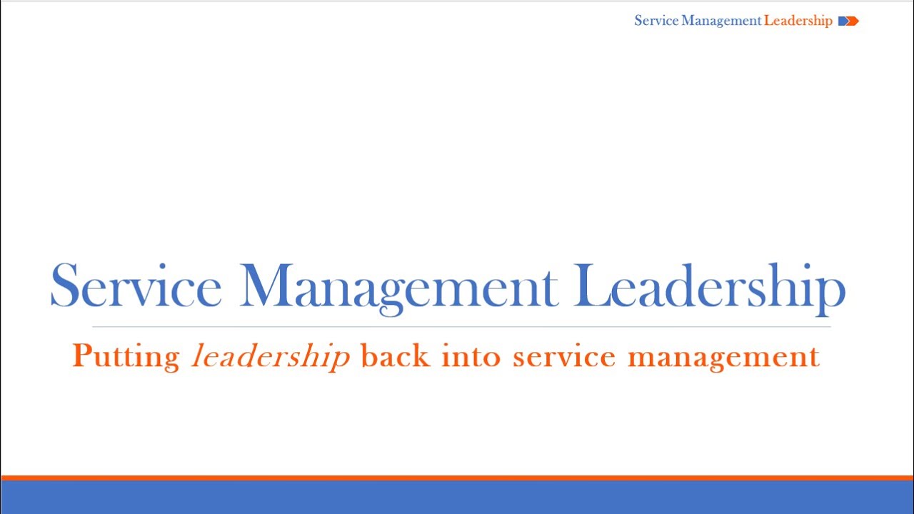 Service Management Office (SMO) Part 1