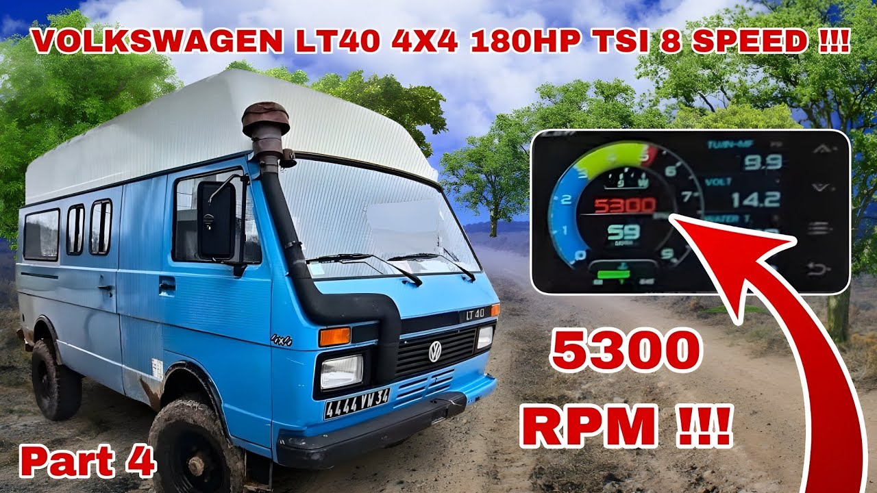 Volkswagen LT40 4x4 180hp TSI 8speed first drive in the backroads Part 4.