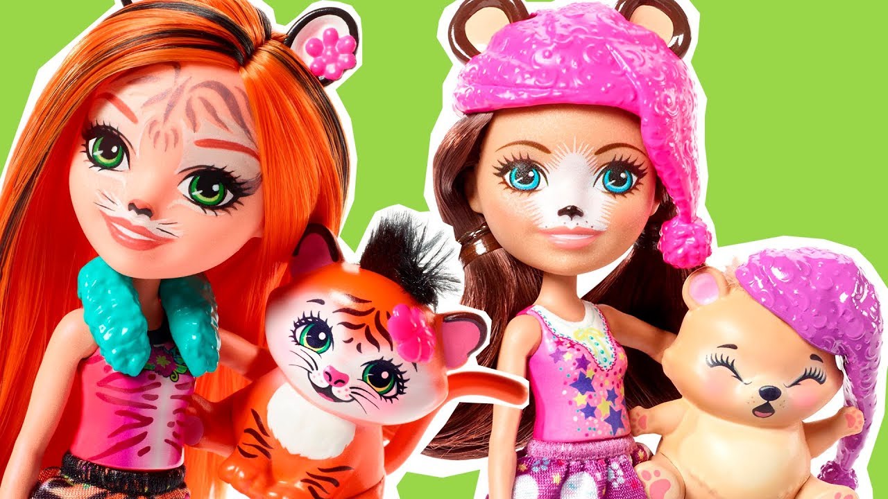 New upcoming Enchantimals dolls: Wolf, Tiger, Swan, Polar Bear and cute playsets