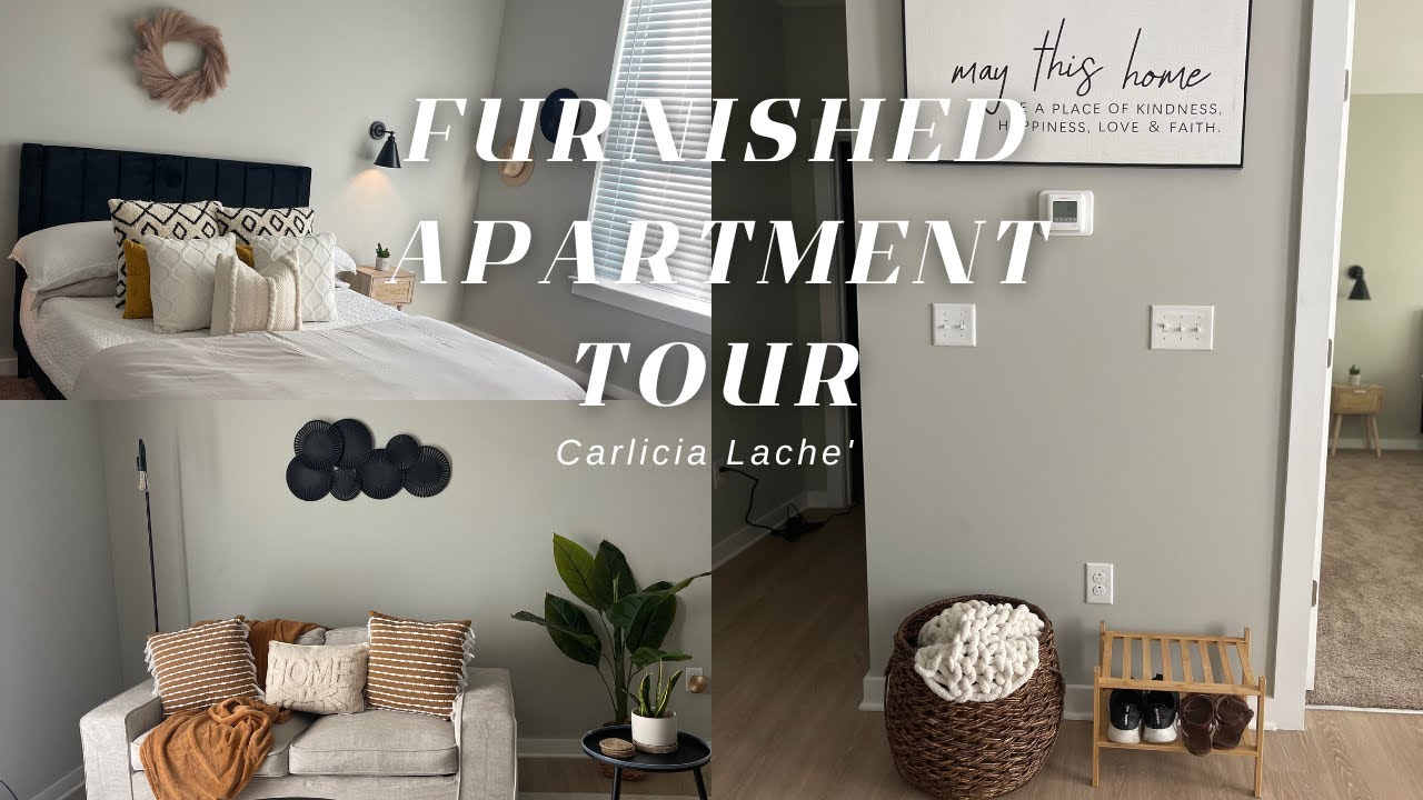 Realistic Furnished Apartment Tour 2023 | Living Alone For The First Time