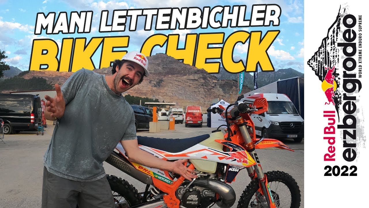 RedBull Erzbergrodeo 2022 - Mani Lettenbichler stellt sein Racebike vor